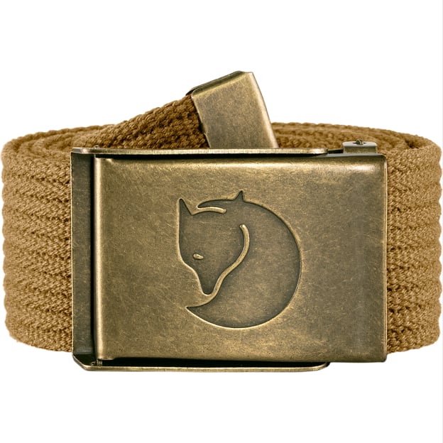 Canvas Brass Belt 4cm