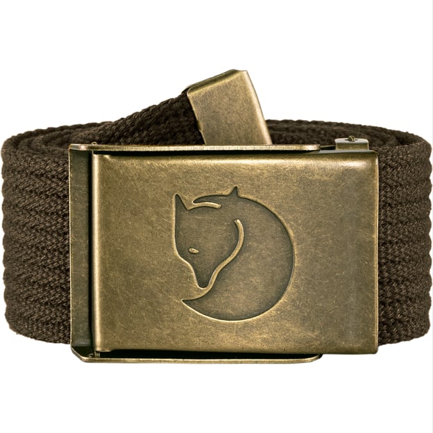 Canvas Brass Belt 4cm