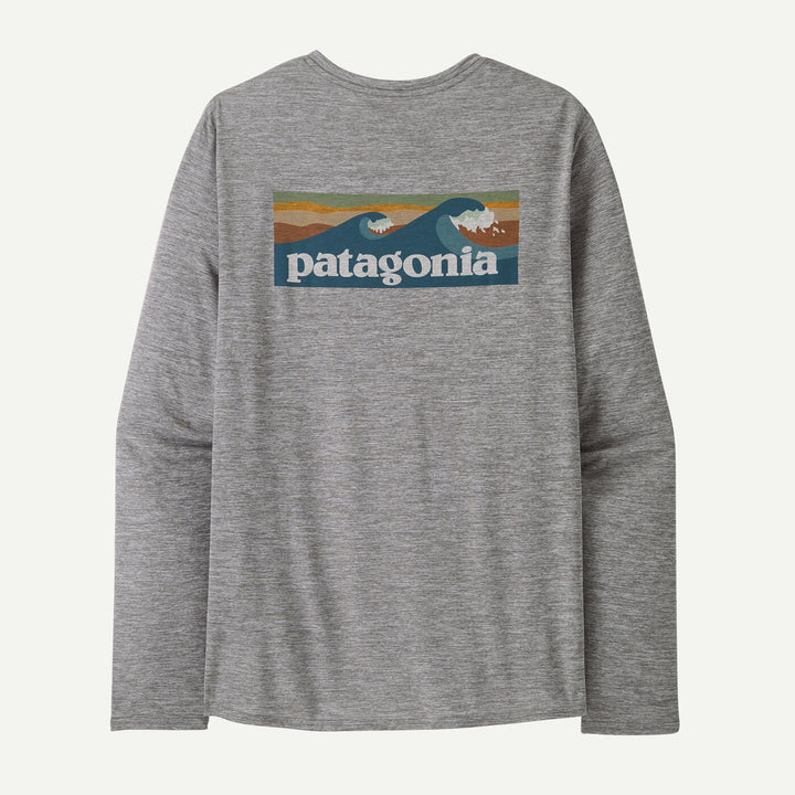 Men's Long-Sleeve Capilene Cool Daily Graphic Shirt - Waters