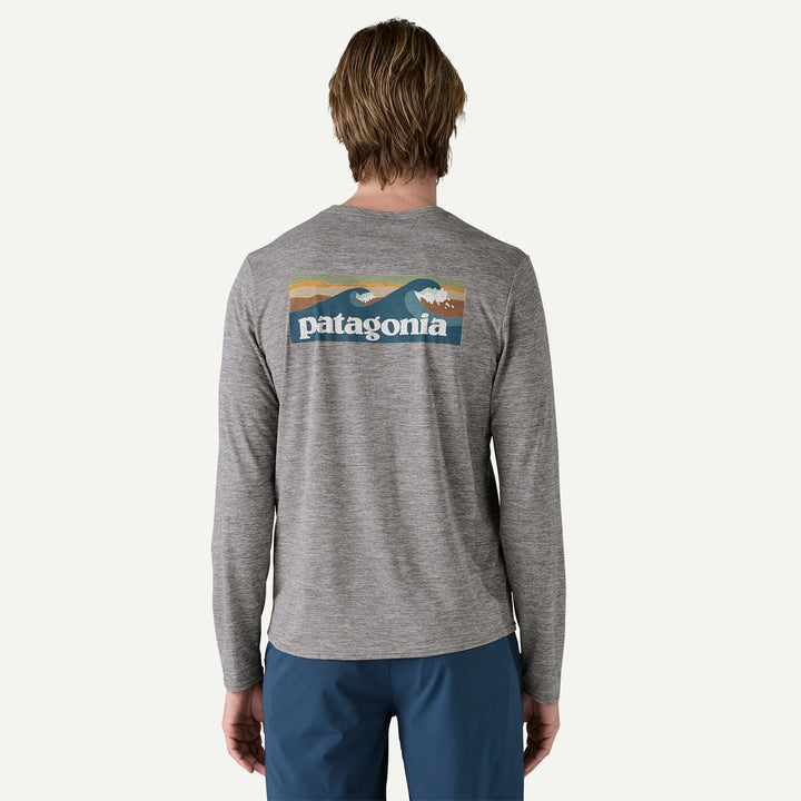 Men's Long-Sleeve Capilene Cool Daily Graphic Shirt - Waters