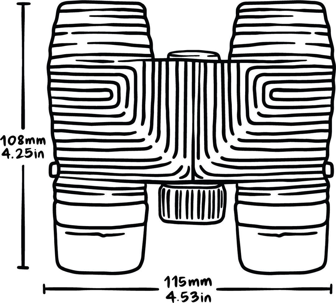 Standard Issue 8x25 Waterproof Binoculars
