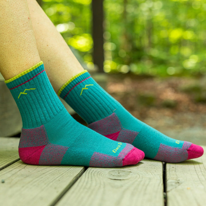 Women's Coolmax Hiker Micro Crew Midweight Hiking Sock